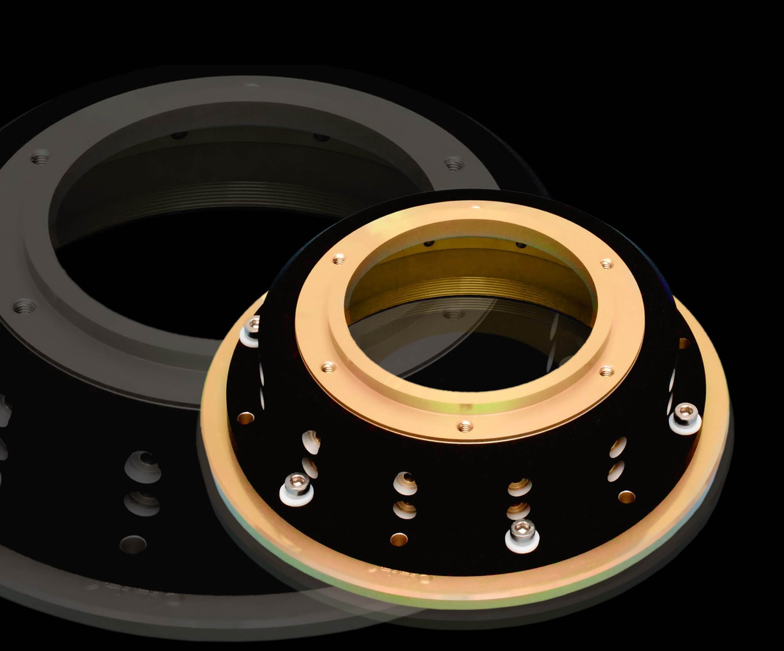 Sentinel Mission Component Coated with Acktar Blackest Black